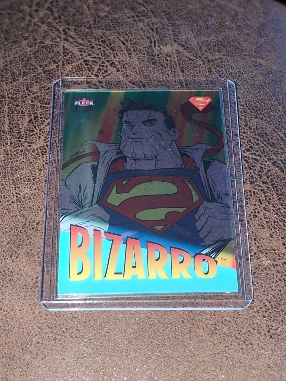🍁Fleer Ultra Superman Bizarro Aqua Acetate Trading Card